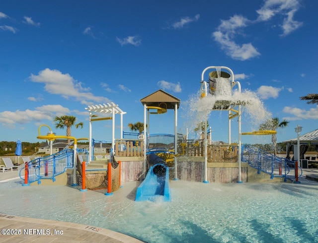 view of jungle gym