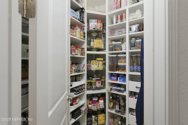 view of pantry