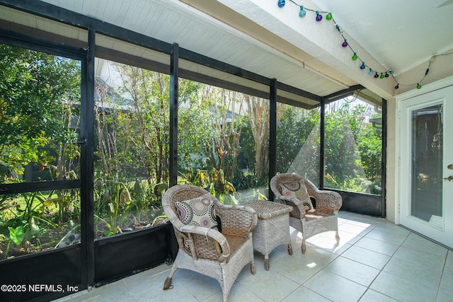 sunroom with a wealth of natural light