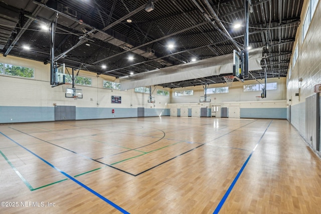 view of sport court featuring community basketball court