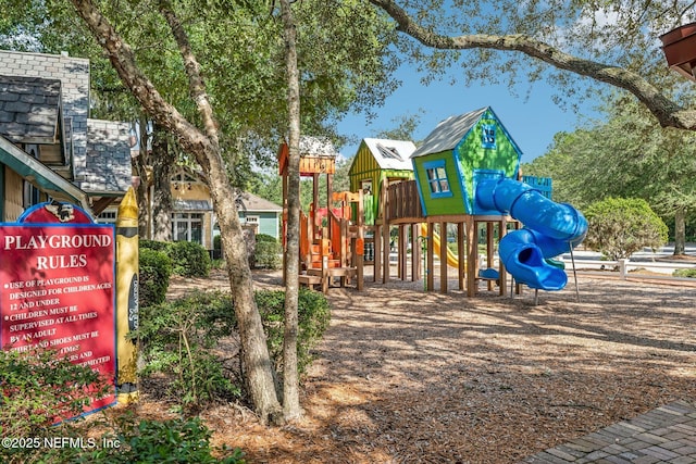 view of communal playground