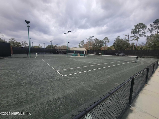 view of sport court