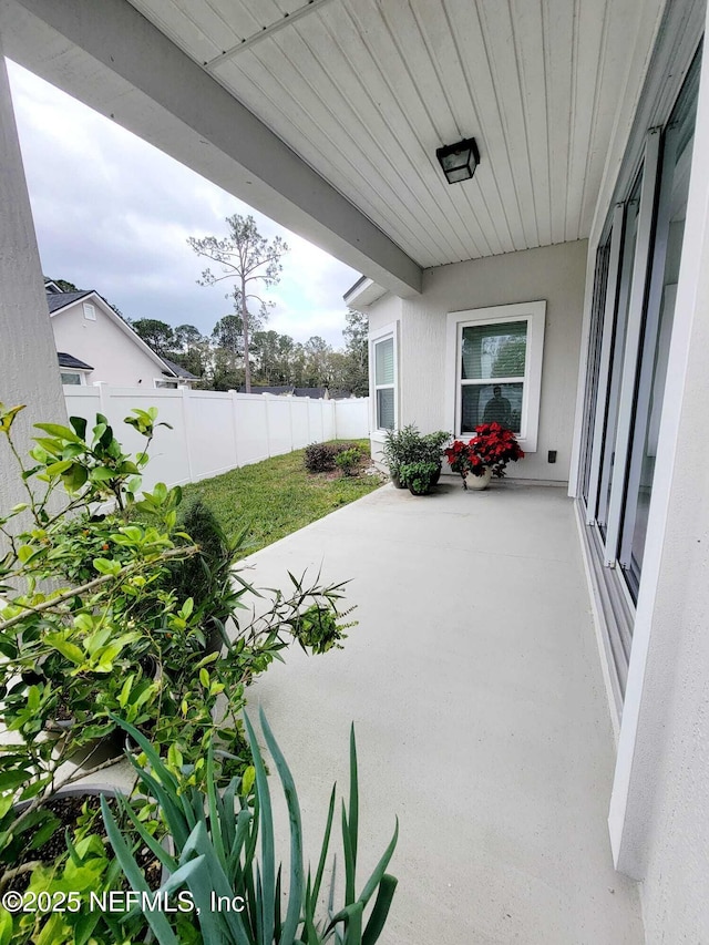 view of patio