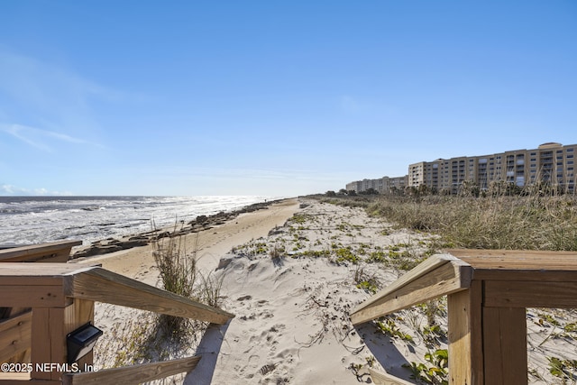 water view featuring a view of the beach