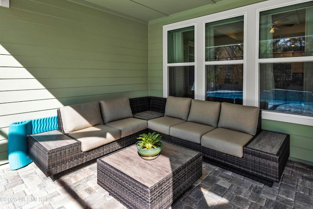 view of patio / terrace with outdoor lounge area