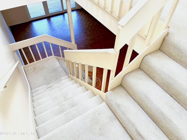 view of staircase