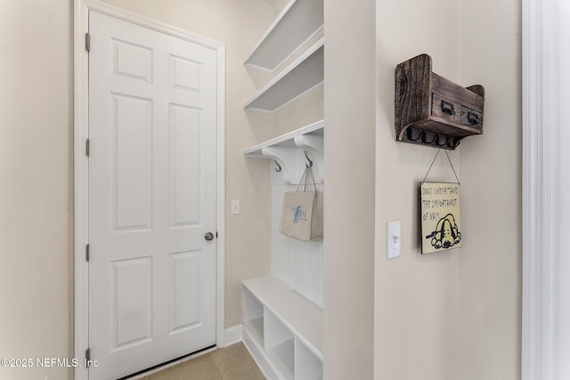 view of mudroom