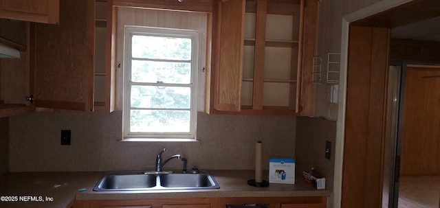 kitchen featuring sink