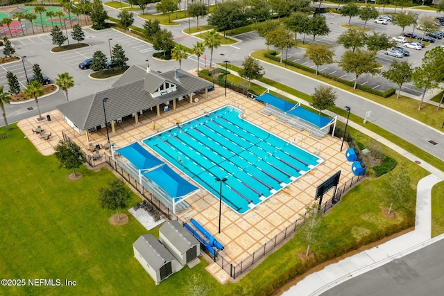 view of pool