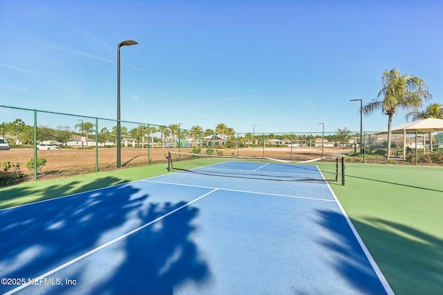 view of sport court