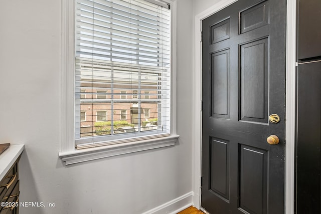 view of foyer entrance