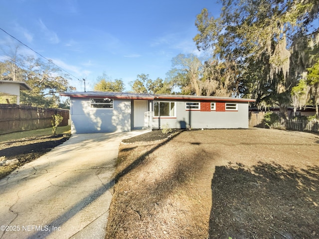 view of ranch-style home