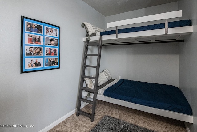 bedroom featuring carpet