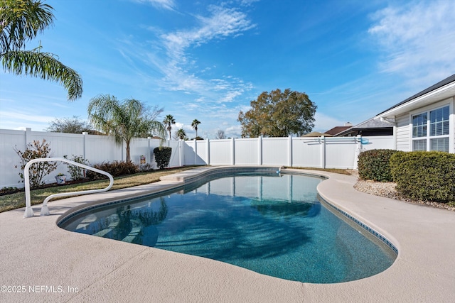 view of pool