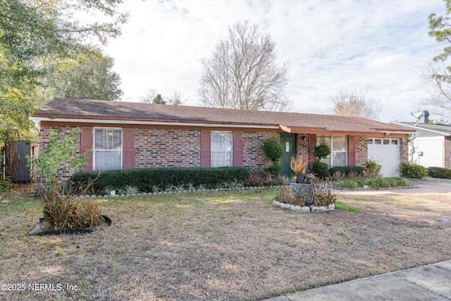 ranch-style house with a garage