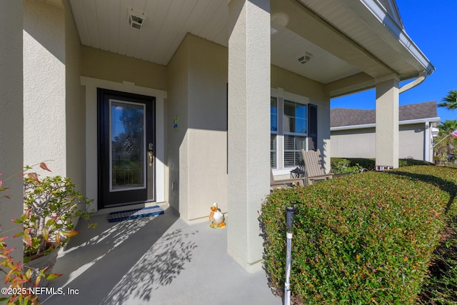 view of entrance to property