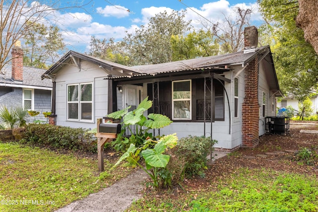 view of bungalow-style home