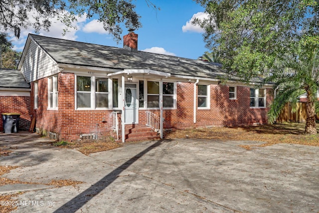 view of bungalow-style home