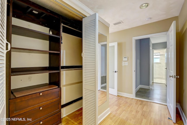 view of closet