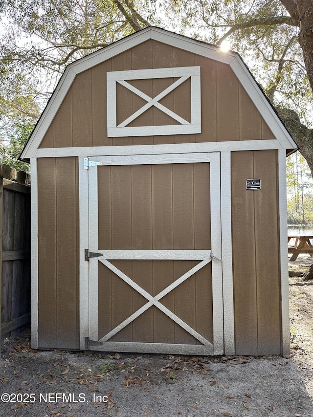 view of outbuilding