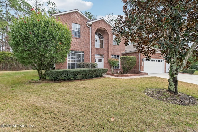 view of front of house with a front yard