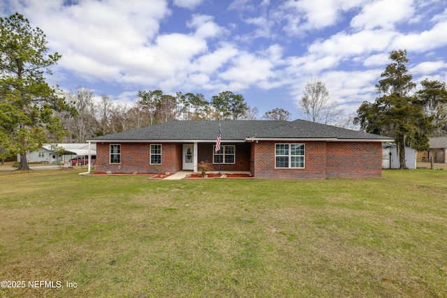 54110 Marlee Rd, Callahan, FL 32011 - view of front facade with a front yard