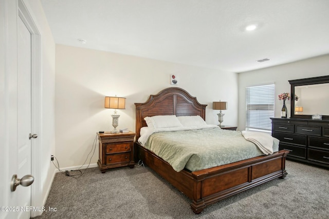 bedroom featuring carpet floors