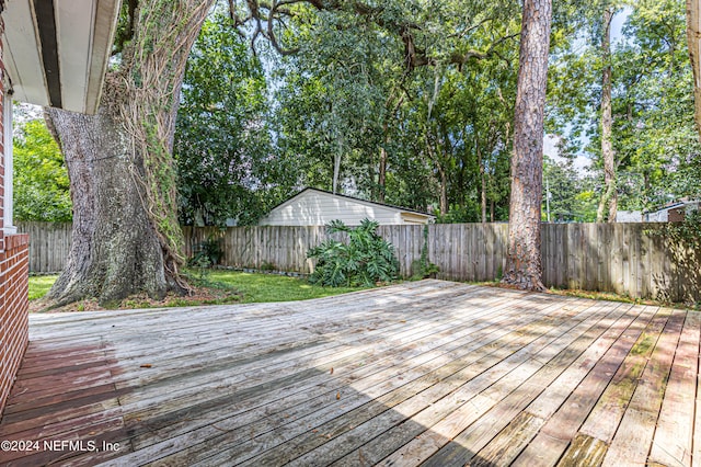 view of deck