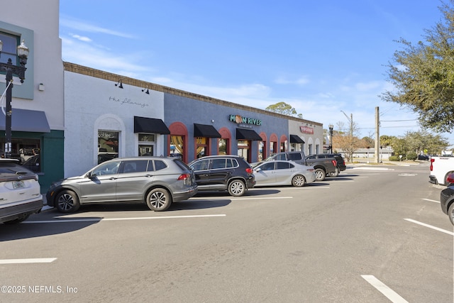 view of vehicle parking