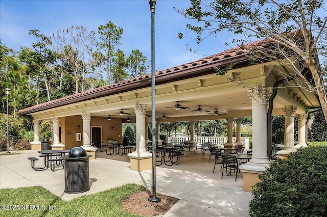 view of home's community featuring a patio