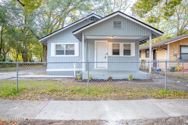 bungalow-style house with a porch