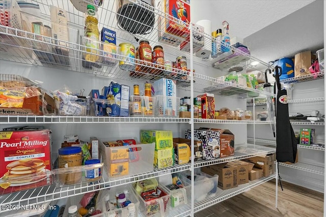 view of pantry