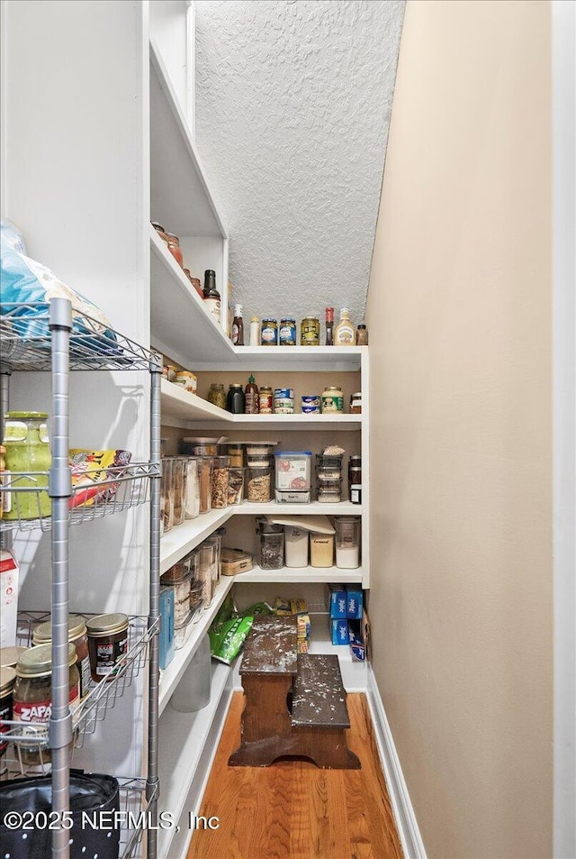 view of pantry