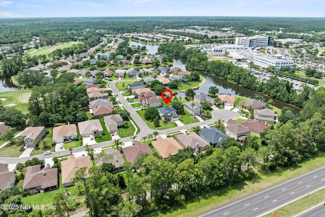 2360 Golfview Dr, Fleming Island, FL 32003 - aerial overview of property's location with a large body of water and nearby suburban area