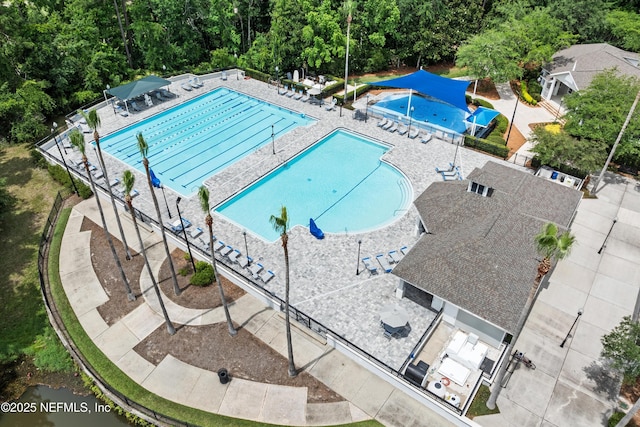 2360 Golfview Dr, Fleming Island, FL 32003 - drone / aerial view of a pool