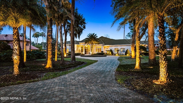 view of ranch-style home