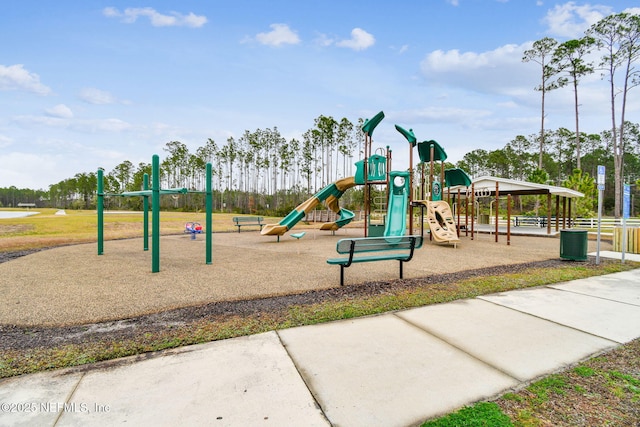 view of play area