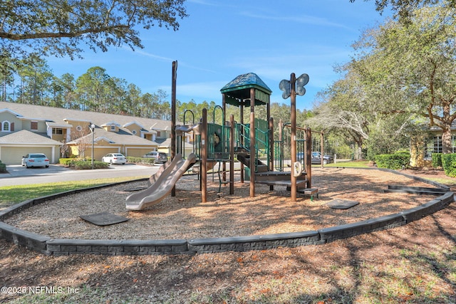 view of play area