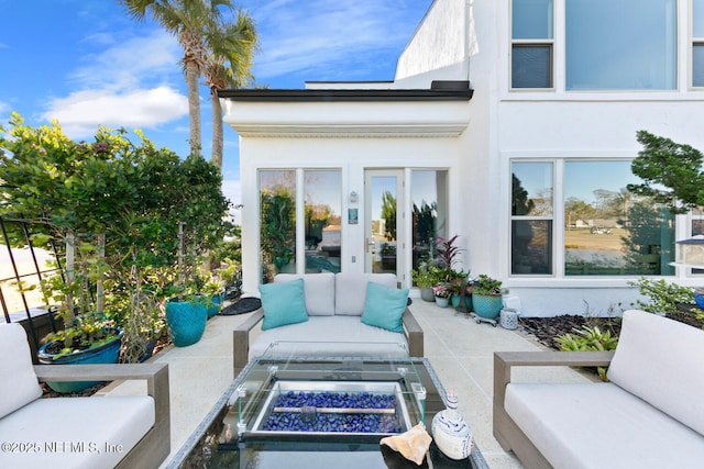 view of patio / terrace with outdoor lounge area