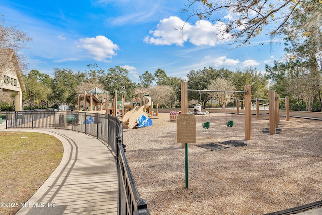 view of jungle gym