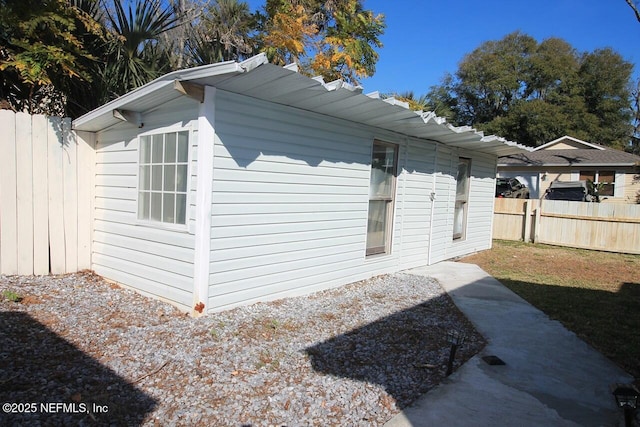 view of side of home