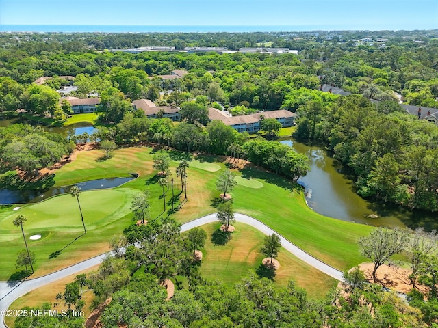 140 Veracruz Dr Unit 627, Ponte Vedra Beach, FL 32082 - bird's eye view featuring a water view and golf course view