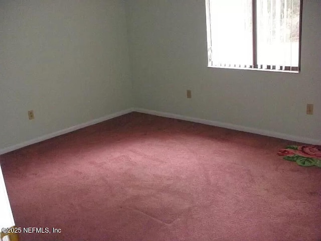 empty room with carpet floors