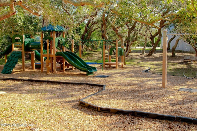 view of play area