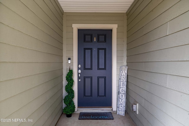 view of property entrance