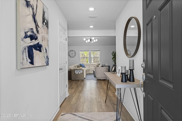 entryway featuring light hardwood / wood-style floors