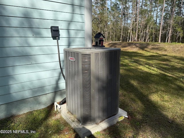 exterior details featuring central air condition unit