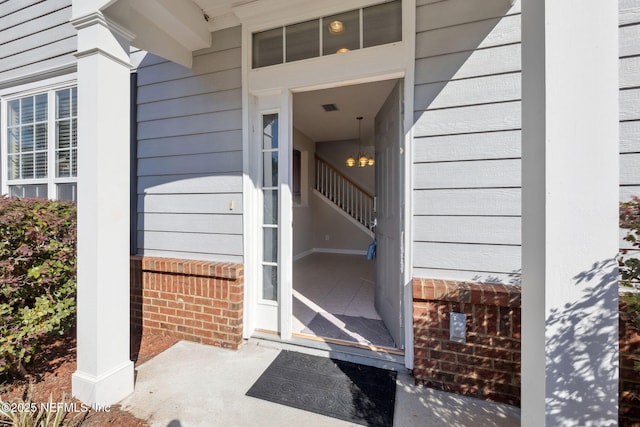 view of entrance to property