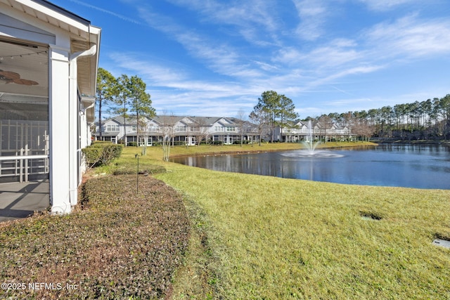 property view of water