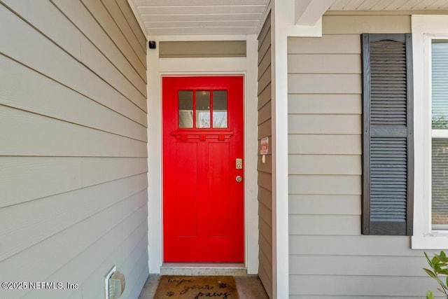 view of entrance to property